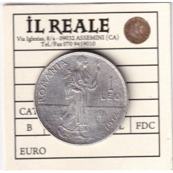 ROMANIA CAROL I 1 LEU 1914